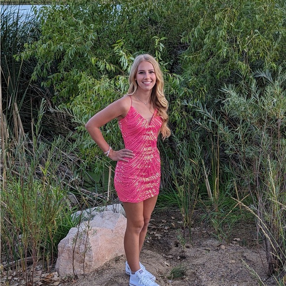 Windsor Dresses & Skirts - Pink Sequin Mini Dress